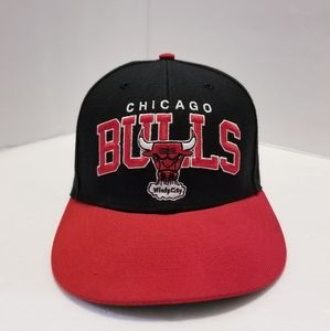 Hat 47 Chicago Bulls Windy City Vintage 1990s Snapback Ball Hipster Black/Red
